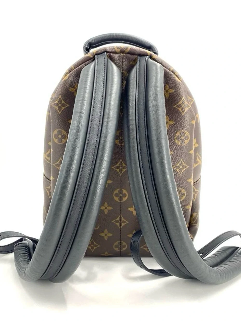 Louis Vuitton Monogram Canvas Backpack in Brown with Gold Hardware